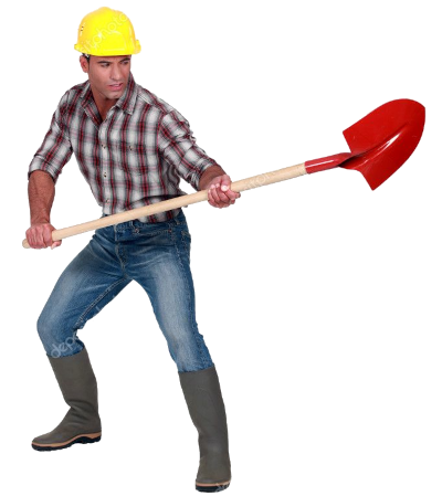 Guy with Shovel