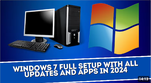 Win 7 Install 2024